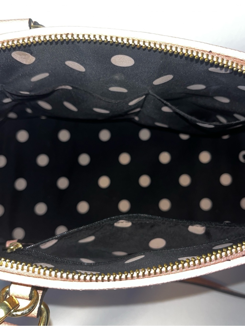 Anne Klein Bag, Mauve Pink Dome Satchel - Picture 7 of 11